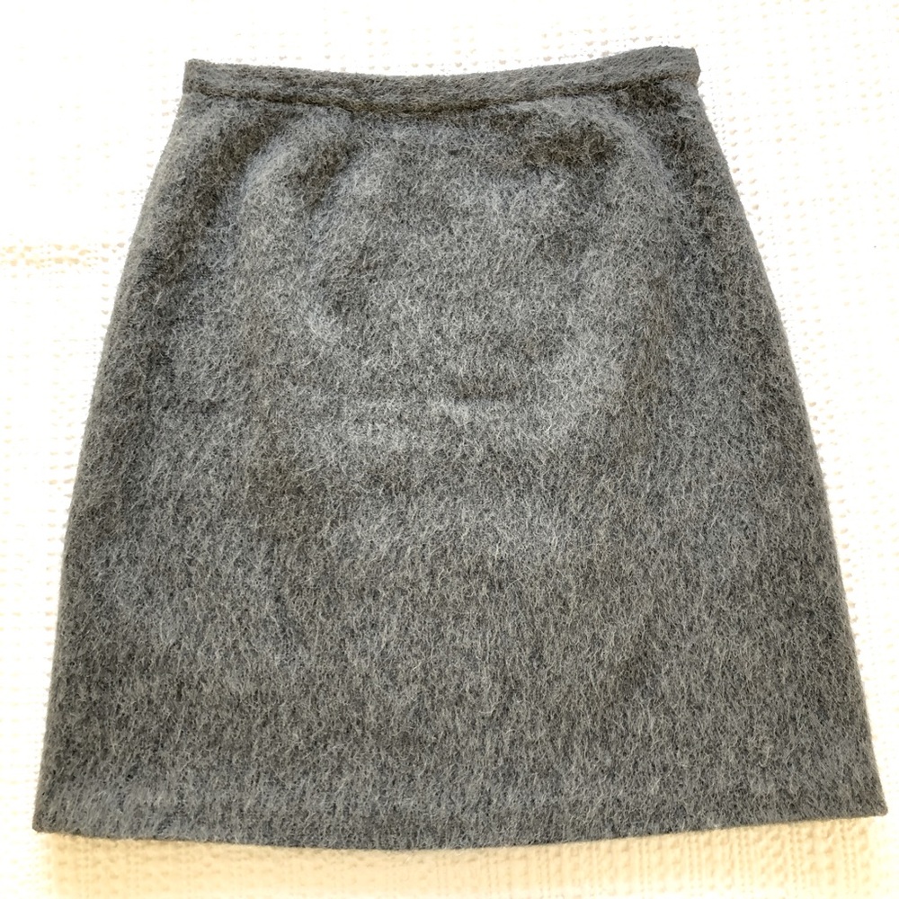 SOLD EUC J.Crew wool A-line mini skirt